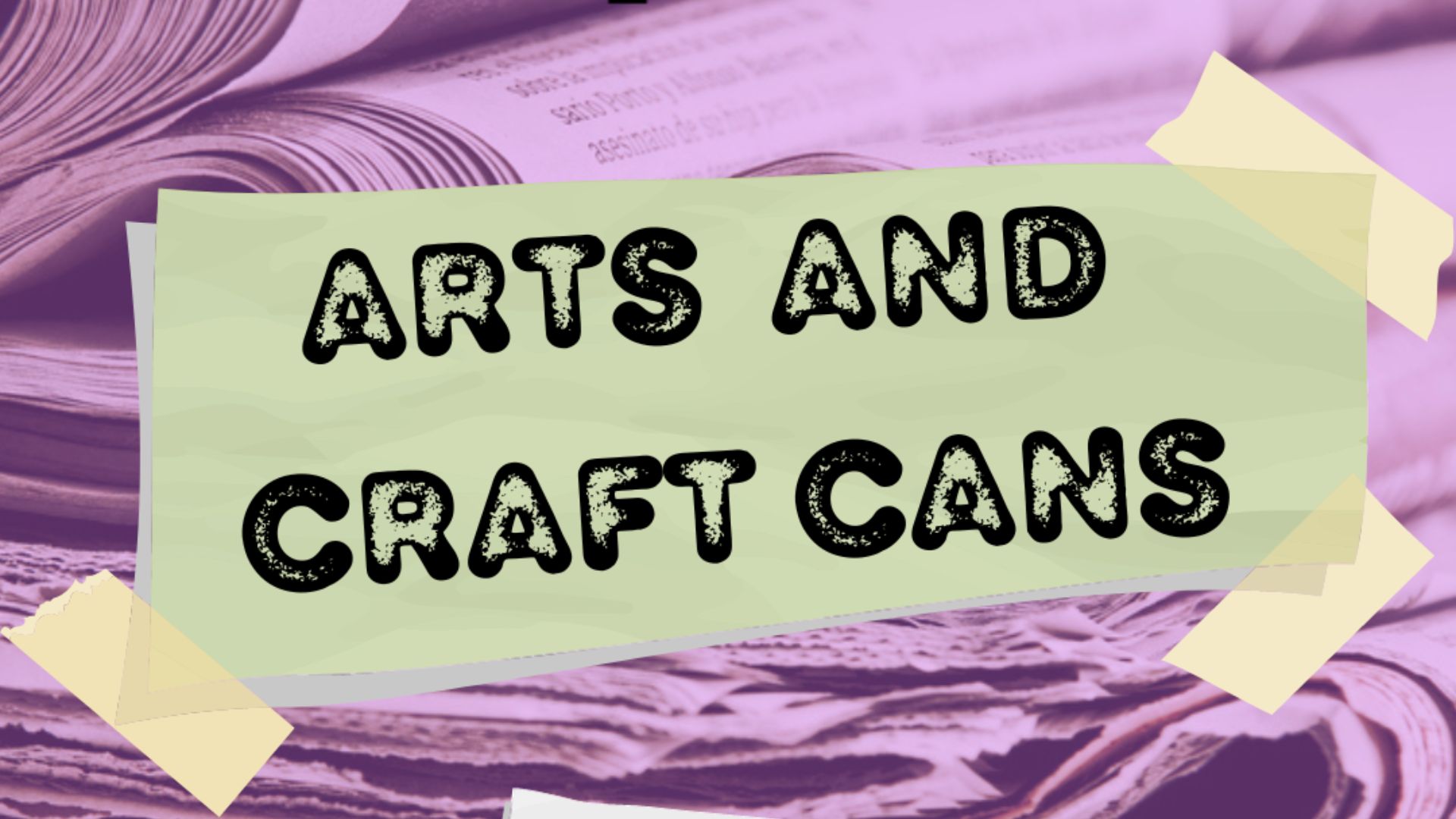Arts and Craft Cans Art and Exhibitions, Food and Drink, Free Events, Pubs and Clubs What's