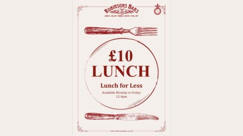 Lunch Offer at Robinsons Bar